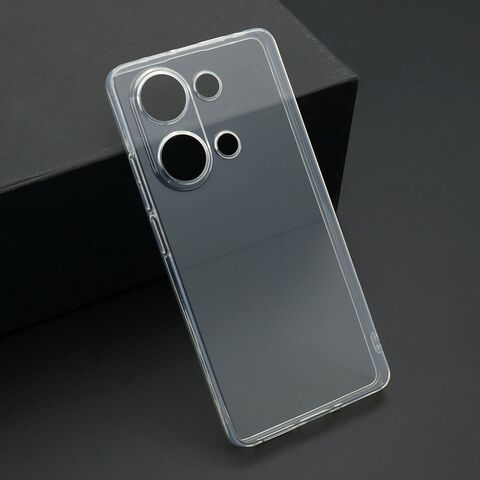 Zastitna ultra tanka (skin) maska / futrola PROTECT - Xiaomi Redmi Note 13 Pro 4G providna (bela) (MS).