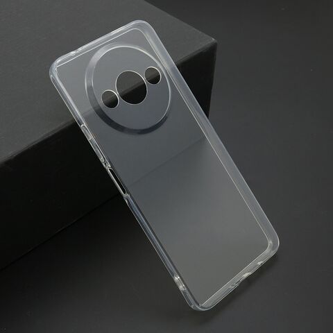 Zastitna ultra tanka (skin) maska / futrola PROTECT - Xiaomi Redmi A3/A3x providna (bela) (MS).