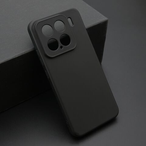Zastitna ultra tanka (skin) maska / futrola KOLOR - Xiaomi 15 crna (MS).
