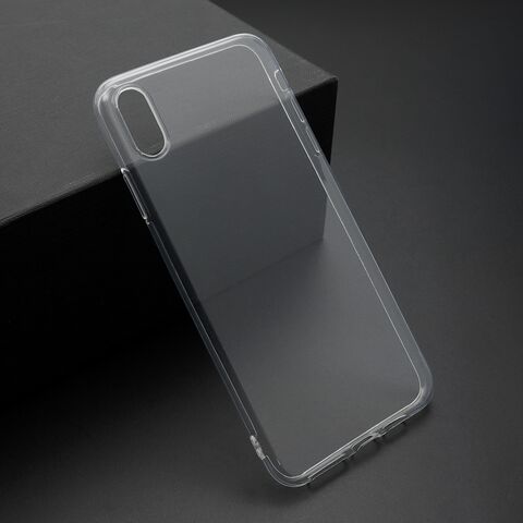 Zastitna ultra tanka (skin) maska / futrola PROTECT - iPhone XS Max providna (bela) (MS).