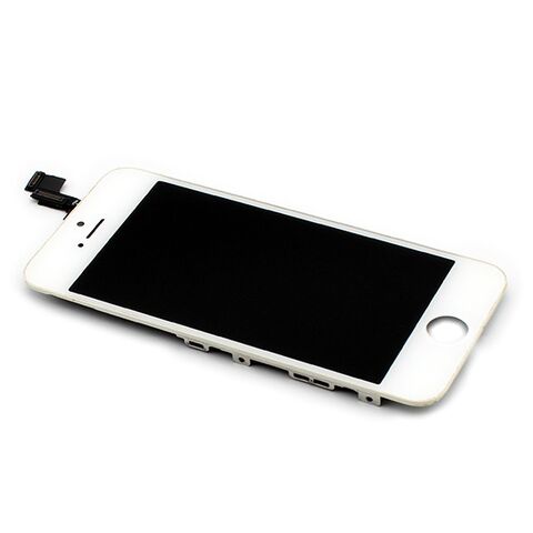 LCD displej (ekran) - Iphone 5S + Touch screen beli (white) ORG (MS).