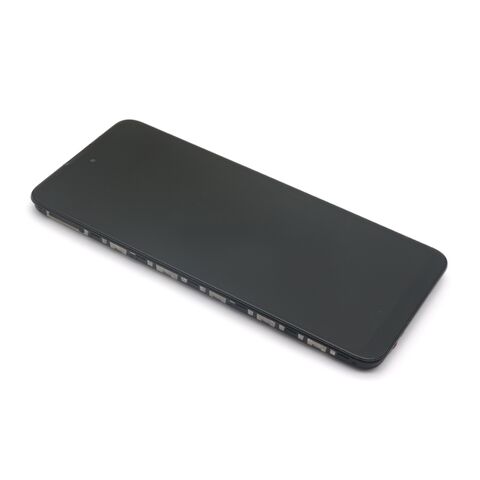 LCD displej (ekran) - Motorola Moto E40 + Touch screen + okvir crni (MS).