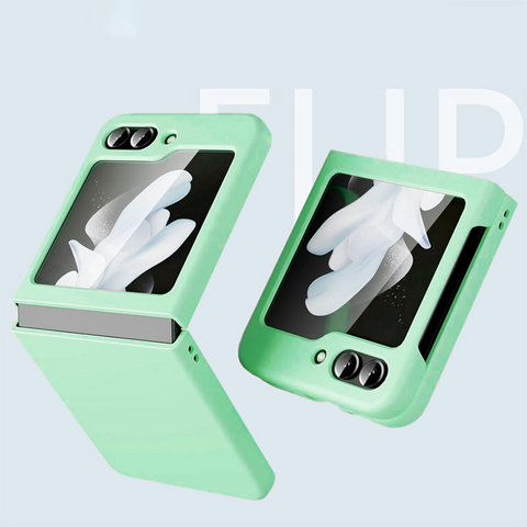 Zastitna maska (futrola) Elegant Fold - Samsung F741B/F761B Galaxy Z Flip 6/7 FE 5G svetlo zelena.