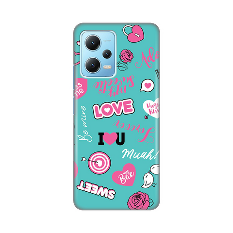 Zastitna silikonska maska (futrola) PRINT - Xiaomi Redmi Note 12 5G (EU) Love.