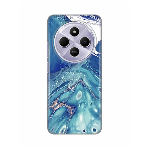 Zastitna silikonska maska (futrola) PRINT - Xiaomi Redmi 14C/Redmi A4 Blue Marble.