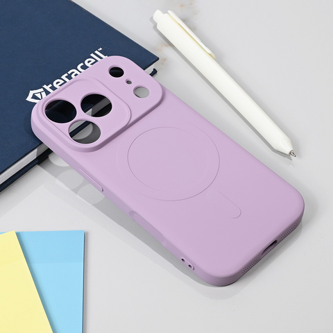 Zastitna maska (futrola) Teracell Giulietta Magsafe - iPhone 17 Pro ljubicasta.