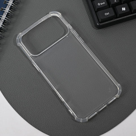 Zastitna maska (futrola) Transparent Ice Cube - iPhone 17 Pro Max 6.9.
