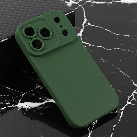 Zastitna maska (futrola) Teracell Giulietta - iPhone 17 Pro mat zelena.