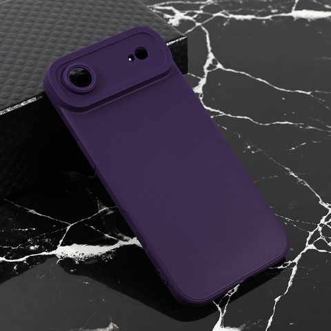 Zastitna maska (futrola) Teracell Giulietta - iPhone 17 Air mat tamno ljubicasta.