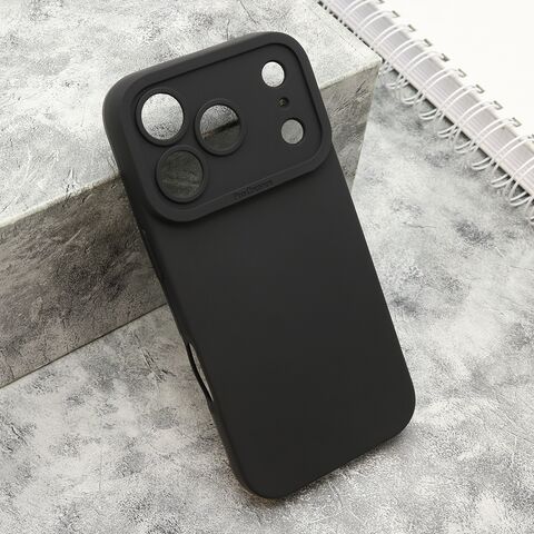 Zastitna silikonska maska (futrola) Pro Camera - iPhone 17 Pro crna (MS).