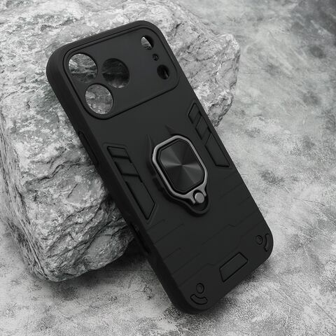 Zastitna maska (futrola) Square ring - iPhone 17 Pro Max (6.9) crna (MS).