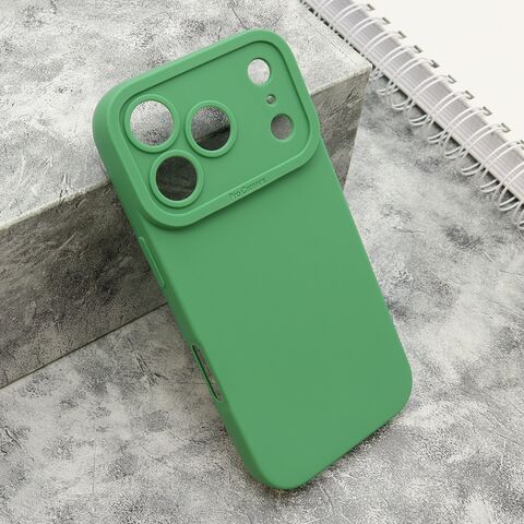 Zastitna silikonska maska (futrola) Pro Camera - iPhone 17 Pro tamno zelena (MS).
