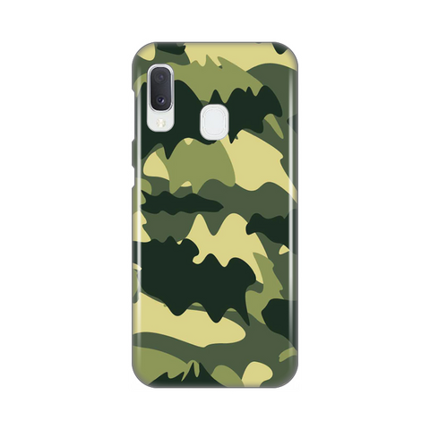 Zastitna ultra tanka (skin) maska / futrola PRINT - Samsung A202 Galaxy A20E Army.