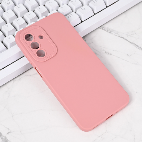 Zastitna maska (futrola) Silikon Pro Camera - Samsung A175 Galaxy A17 roze.