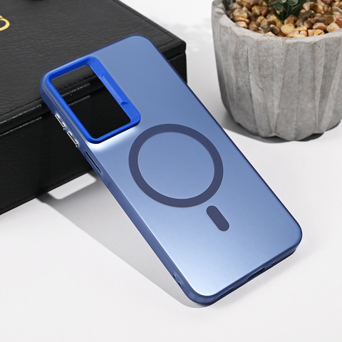 Zastitna maska (futrola) Magsafe providna - Samsung A175 Galaxy A17 plava.