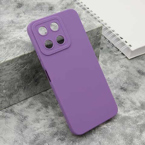 Zastitna silikonska maska (futrola) Pro Camera - Huawei Honor X5b ljubicasta (MS).