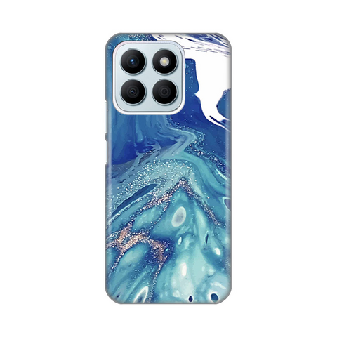 Zastitna silikonska maska (futrola) PRINT - Huawei Honor X8b Blue Marble.