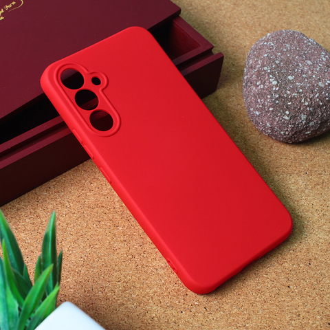 Zastitna maska (futrola) Teracell Giulietta - Samsung A546B Galaxy A54 5G mat crvena.