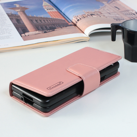 Zastitna maska (futrola) Hanman Canvas ORG - Samsung Galaxy Z Fold 3 5G roze.