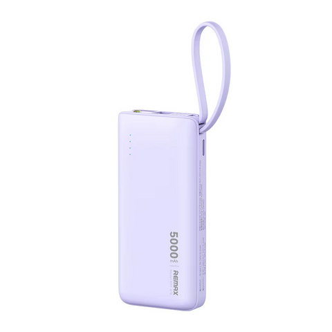 Univerzalna Back Up Baterija prenosiva baterija REMAX Xiaoxiao RPP-676 2.1A 5000mAh ljubicasta.