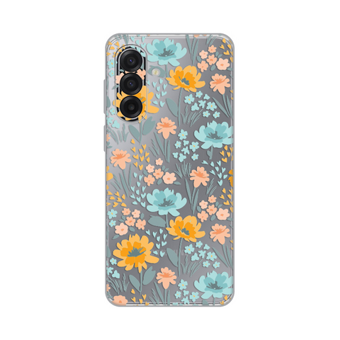 Zastitna ultra tanka (skin) maska / futrola PRINT - Samsung A175 Galaxy A17 Lovely Flowers.