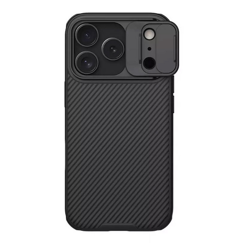 Zastitna maska (futrola) Nillkin CamShield Pro Magnetic - iPhone 17 Pro crna.