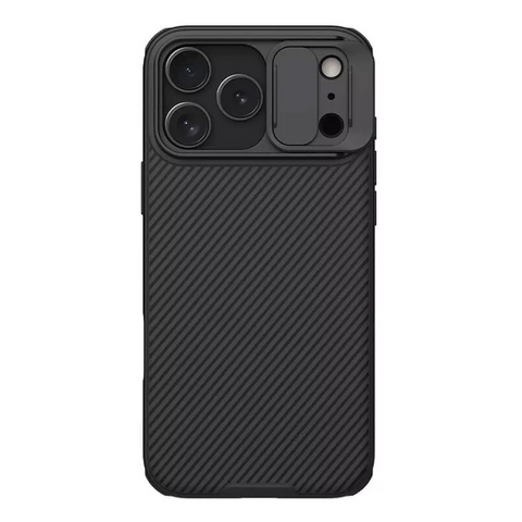 Zastitna maska (futrola) Nillkin CamShield Pro Magnetic - iPhone 17 Pro Max 6.9 crna.