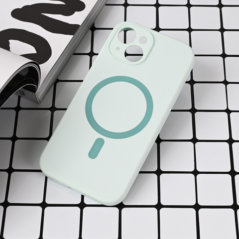 Zastitna maska (futrola) Magsafe Pure color - iPhone 13 mint.