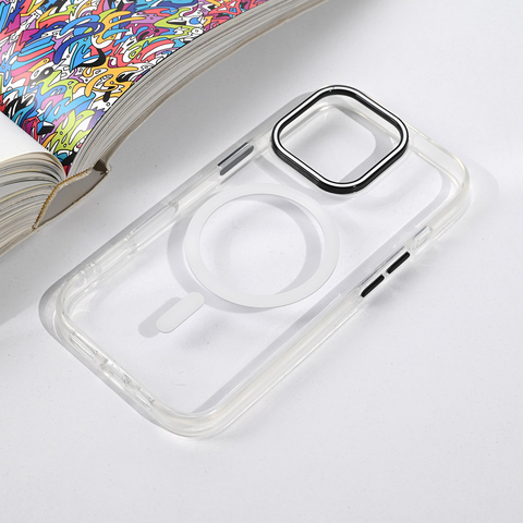 Zastitna maska (futrola) Magsafe Color Pop - iPhone 16 Pro bela.
