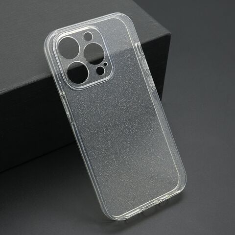 Zastitna maska (futrola) SPARKLING - iPhone 14 Pro (6.1) providna (MS).