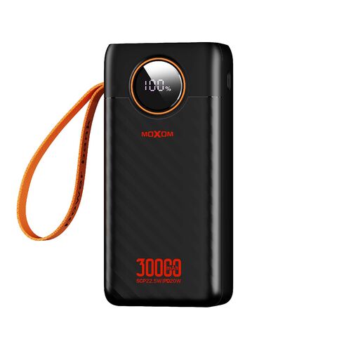 Univerzalna Back Up Baterija Moxom-PB167 super fast USB/PD 22.5W/20W 30000 mAh crni (MS).