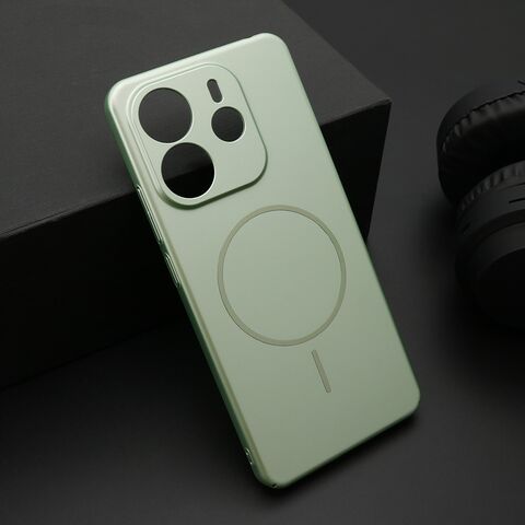 Zastitna maska (futrola) PURE mat MagSafe - Xiaomi Redmi Note 14 4G (Global) tirkizna (MS).