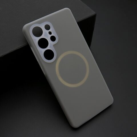 Zastitna maska (futrola) PASTEL COLOR MagSafe - Samsung S938 Galaxy S25 Ultra 5G siva (MS).