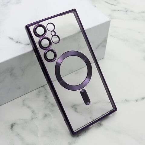 Zastitna maska (futrola) CAMERA PROTECT MagSafe - Samsung Galaxy S23 Ultra 5G ljubicasta (MS).