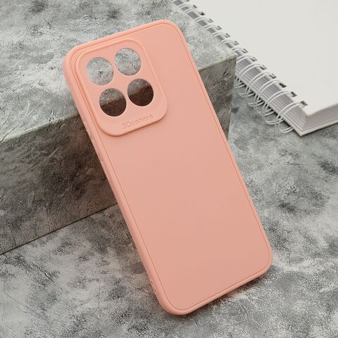 Zastitna maska (futrola) Soft 3D camera - Huawei Honor X8c roze (MS).