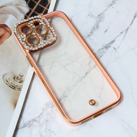 Zastitna maska (futrola) Cirkon Camera - iPhone 15 Pro Max 6.7 roze.