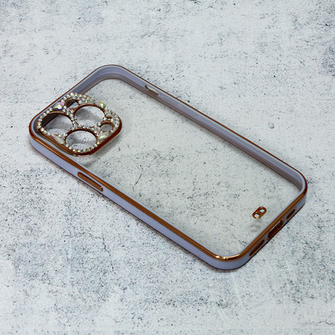 Zastitna maska (futrola) Cirkon Camera - iPhone 13 Pro ljubicasta.