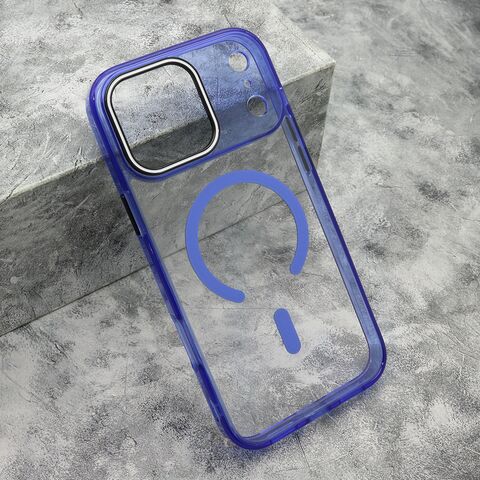 Zastitna maska (futrola) COLOR RING MagSafe - iPhone 17 Pro Max (6.9) plava (MS).