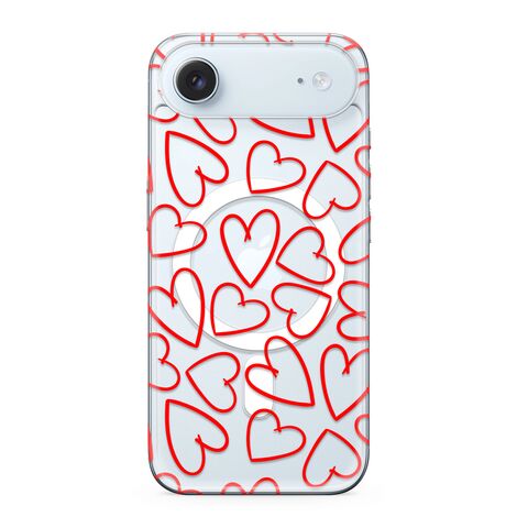 Zastitna maska (futrola) silikonska print MagSafe - iPhone 17 Air my love (MS).