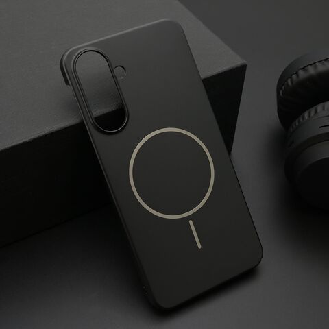 Zastitna maska (futrola) PURE mat MagSafe - Samsung A566 Galaxy A56 5G crna (MS).