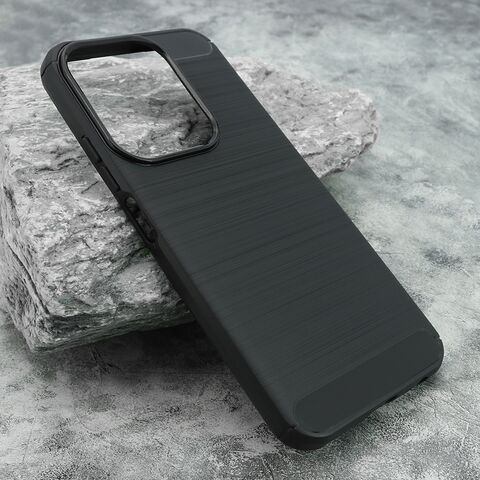 Zastitna silikonska maska (futrola) BRUSHED - Xiaomi Redmi 15C 4G 173mm (EU)/Redmi 15C 5G 173mm crna (MS).