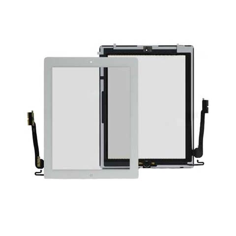 touchscreen - Apple iPad 3/iPad 4 beli (white) (MS).
