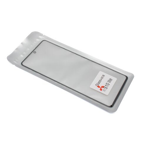 Staklo touchscreen-a - Samsung G770 Galaxy S10 Lite + OCA sticker crni (MS).