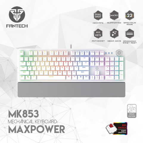 Tastatura Mehanicka Gaming Fantech MK853 RGB Maxpower (red switch) Space Edition.