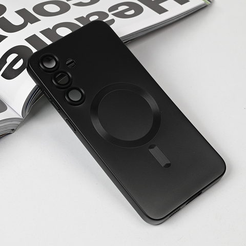 Zastitna maska (futrola) Magsafe Chrome - Samsung S731B Galaxy S25 FE crna.