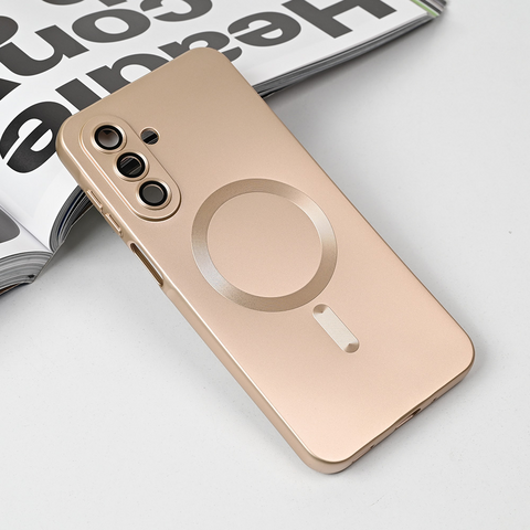 Zastitna maska (futrola) Magsafe Chrome - Samsung A175 Galaxy A17 zlatna.