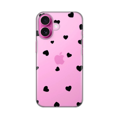 Zastitna ultra tanka (skin) maska / futrola PRINT - iPhone 16 6.1 Hearts.