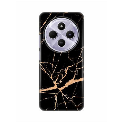 Zastitna silikonska maska (futrola) PRINT - Xiaomi Redmi 14C/Redmi A4 All crni.