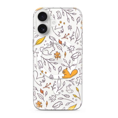 Zastitna maska (futrola) silikonska print MagSafe - iPhone 17 autumn (MS).