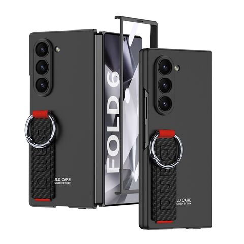 Zastitna maska (futrola) STRAP CASE - Samsung Galaxy Z Fold 6 5G karbon crna (GKK case) (MS).